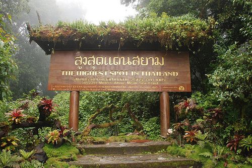 Highest spot in Thailand.