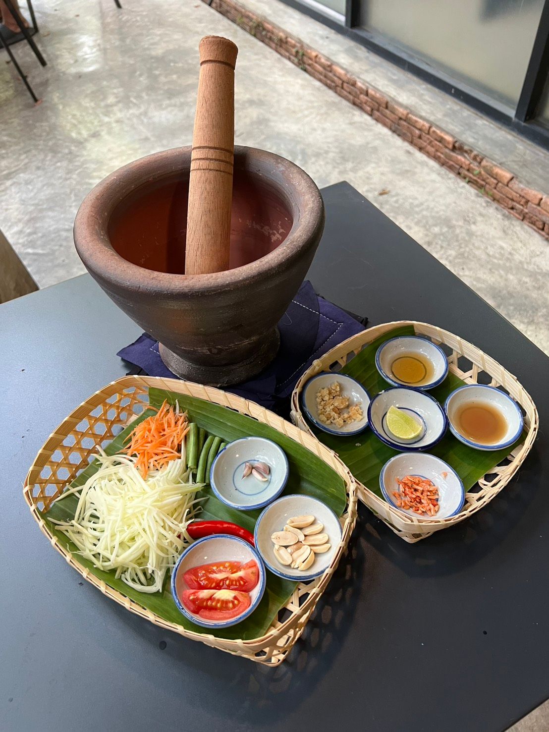 Ingredients of Somtam