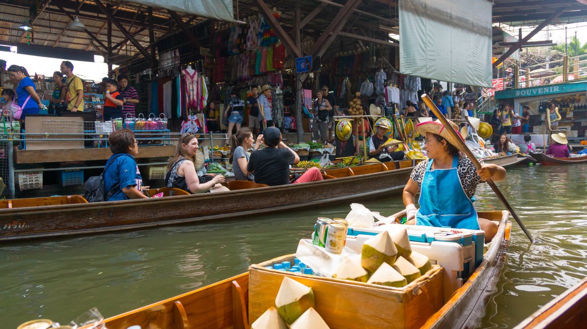 Maeklong Railway Market and Damnoen Saduak Floating Market - TakeMeTour