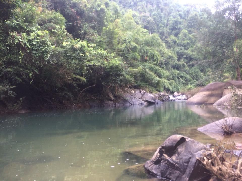 Sok river that we go swimming