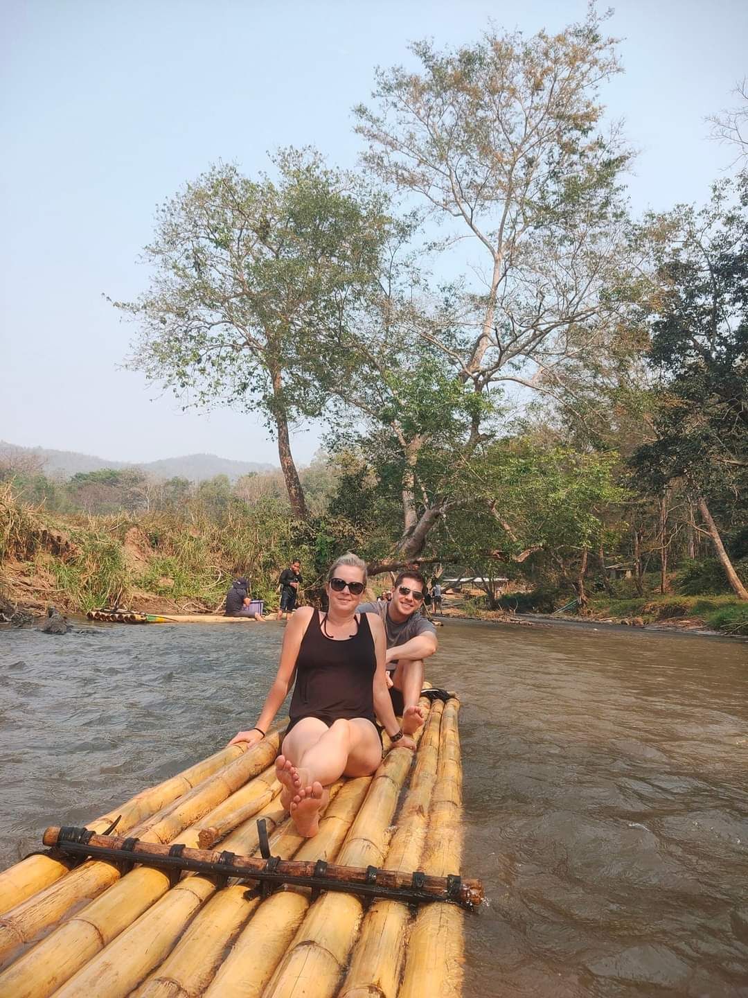 Bamboo rafting 