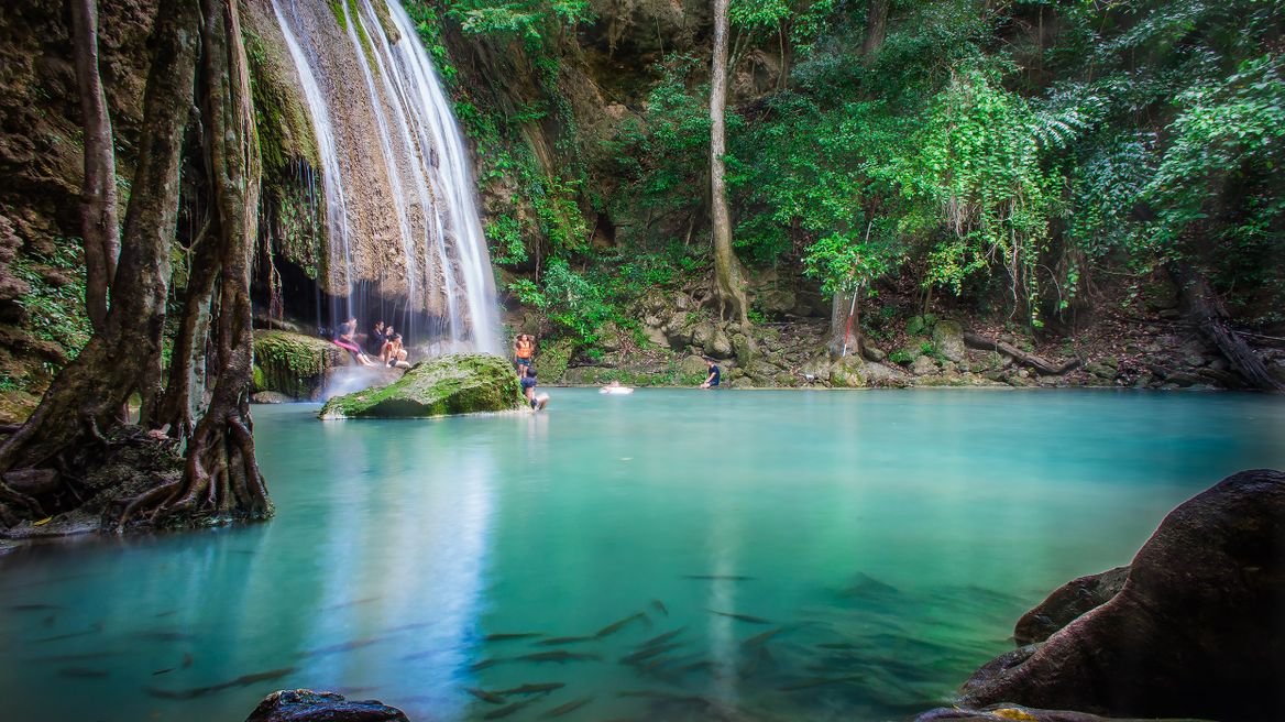 Stunning Erawan Waterfall Trek in Kanchanaburi - TakeMeTour