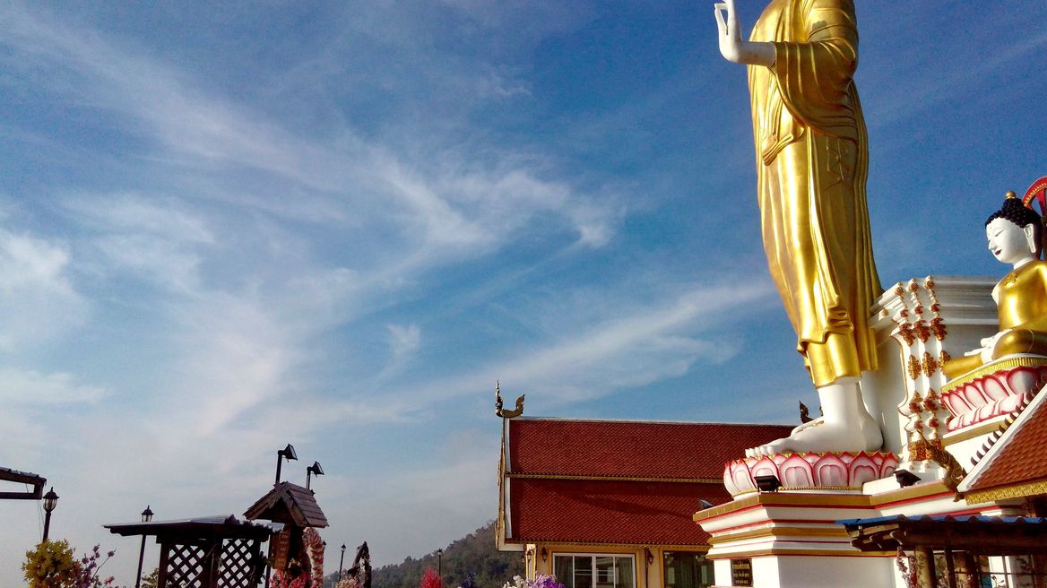Big standing Buddha statue