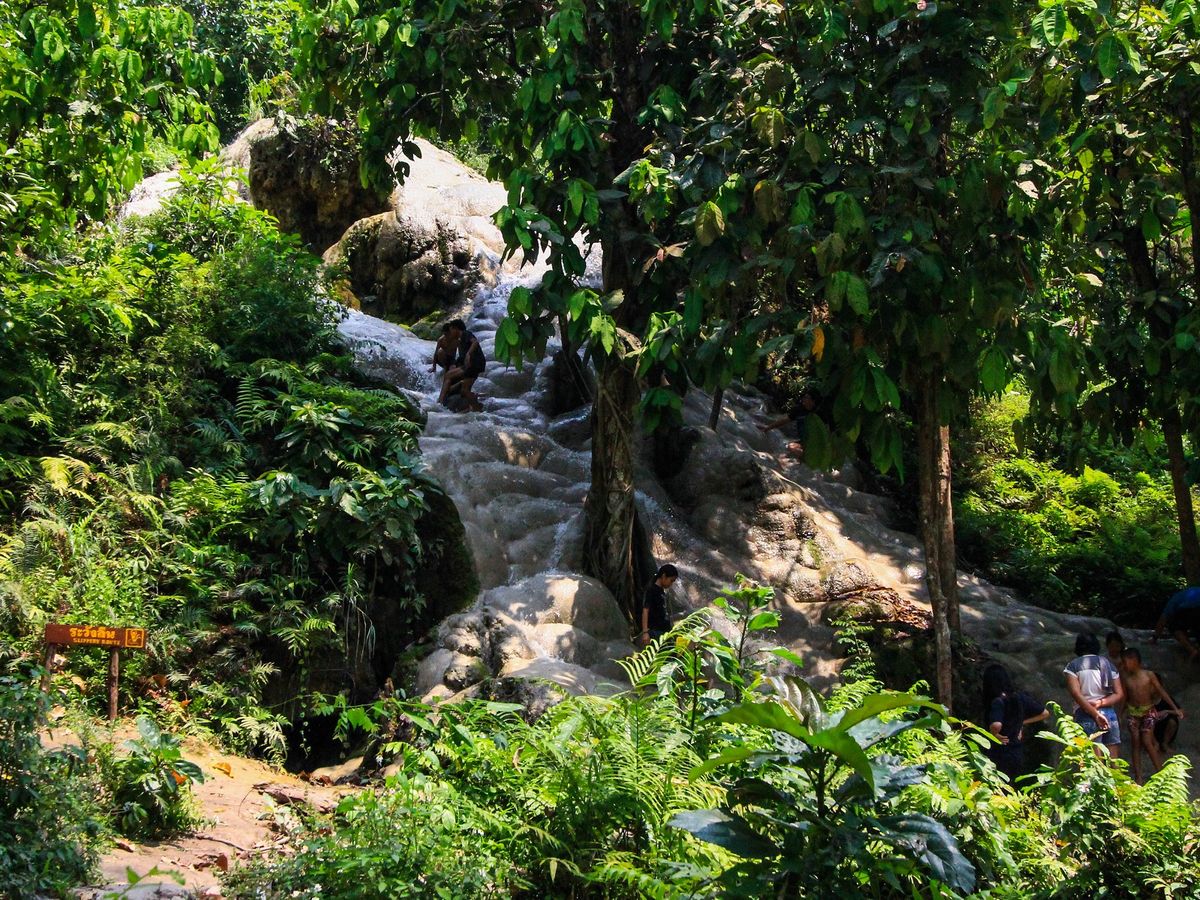 Bua Tong Waterfall, Chiang Mai, Thailand