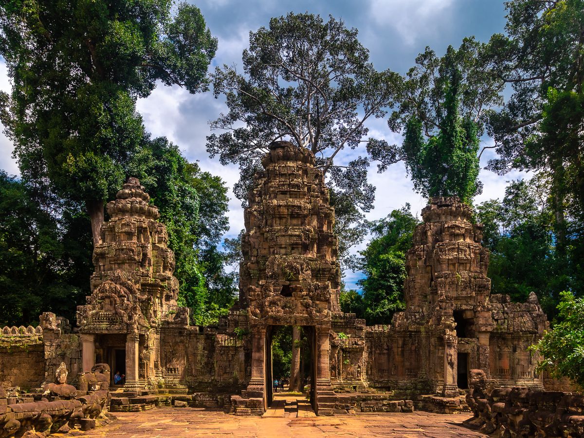 Preah Khan Temple  Siem reap cambodia