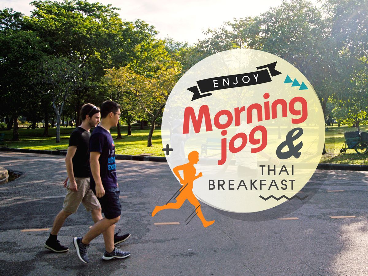Private Morning Jogging Tour at Lumphini Park & Thai Breakfast TakeMeTour