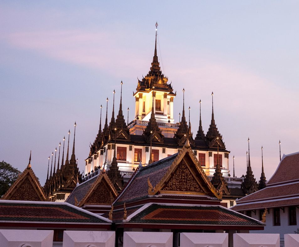 Wat Ratchanada loha prasat, wat ratchanadda, wat ratchanaddaram, temples in bangkok ...