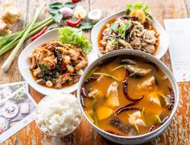 Meet the Wooden Furniture Makers and Fishermen, Explore Pha Taem and Taste Asian Redtail Catfish