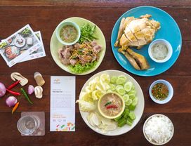 Umbrella Market, Floating Market & Delicious Local Lunch