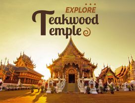 Chiang Mai Tour: Teakwood Temple, Sticky Waterfall & Mae Ngat Dam