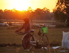 Sunset Bike Ride and Experience Local Life 