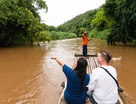  Enjoy Bamboo Rafting Along the River I Chiang Mai I Thailand