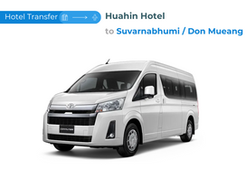 Transfer from Hua Hin Hotel to Suvarnabhumi/Don Mueang Airport by Private Van