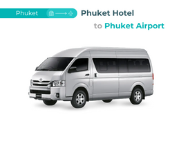 Transfer from Hotel in Phuket Area to Phuket Airport by Private Van