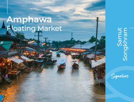Amphawa Floating Market & Train Market with Boat Ride from Bangkok