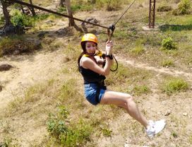 Full Day Elephant Care & 20 Zipline Platforms