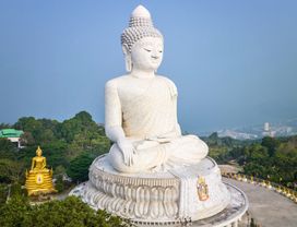 Phuket: Wat Chalong, Viewpoint and Old Town: 1 PM