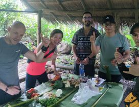 1 Day Trekking Only Walk and Bamboo Cooking