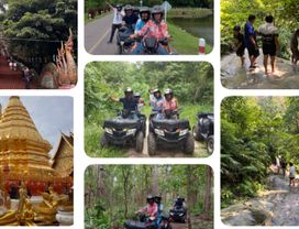 Chiang Mai Doi Suthep Temple ATV Sticky Waterfall