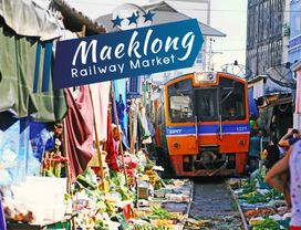 Amphawa Floating Market from Bangkok & Maeklong Railway Tour