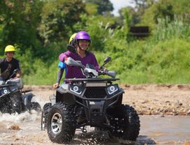 Chiang Mai : ATV 3 Hrs. & Feeding,Waterfal,Rafting