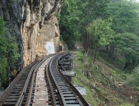 Kanchanaburi from Bangkok: Death Railway, River Kwai & Krasae Cave
