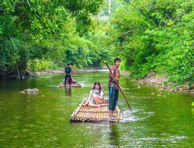 Day Trip Bamboo Rafting in Phang Nga Include Transfer from Phuket Town