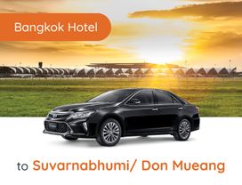 Transfer from Bangkok Hotel to Suvarnabhumi/Don Mueang Airport by Private Car