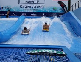 Escape the heat in Bangkok by surfing in the city