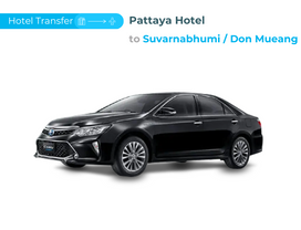 Transfer from Pattaya Hotel to Suvarnabhumi/Don Mueang Airport by Private Car