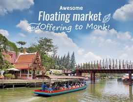 Go Merit Making with a Local at Kwan-Riam Floating Market 