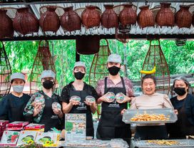 Wander Outside Bangkok to Make Cookies, Visit Monkey Temple and Waterfall 