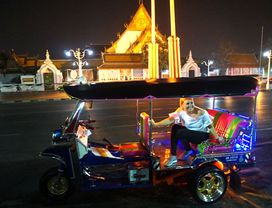 Bangkok Tuk Tuk Night Tours - 4 Hours and Include Dinner