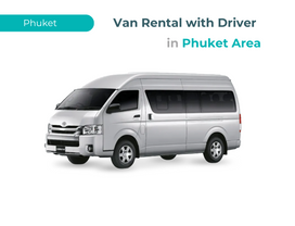8 Hours Van Rental in Phuket Area with Personal Driver 
