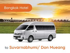 Transfer from Bangkok Hotel to Suvarnabhumi/Don Mueang Airport by Private Van 