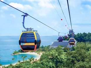 ชมวิวลัดฟ้ากับสิงคโปร์ เคเบิล คาร์ (Singapore Cable Car)