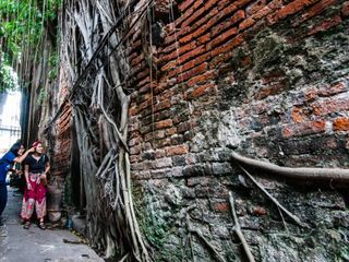 ❂ Hidden Gem Walking Tour I Local Community I Street Food I Temple I Bangkok (Half Day) 