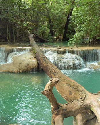 Erawan waterfall (first level)