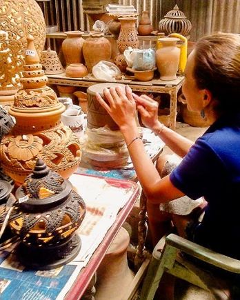 Clay pottery