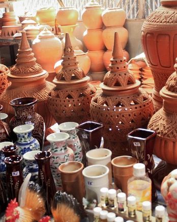 Clay pottery