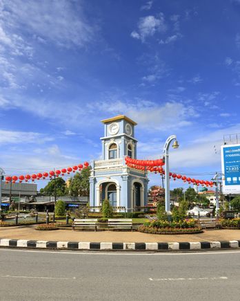 Clock tower in Phuket town