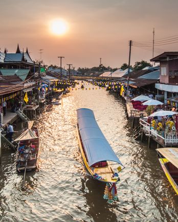 Amphawa Floating Market & Maeklong Railway Market Tour | See The Market ...