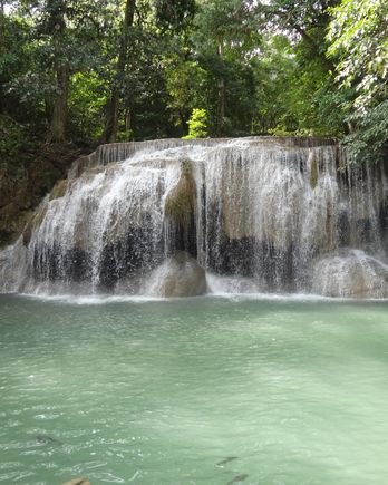 Stunning Erawan Waterfall Trek in Kanchanaburi - TakeMeTour