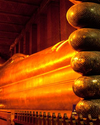 The Reclining Buddha at Wat Pho