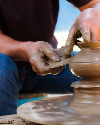 Pottery factory