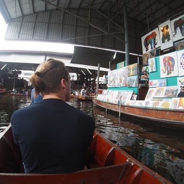 Damnoen Saduak Floating Market, Railway Market & Boat Ride 