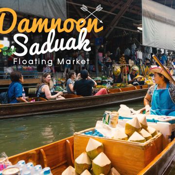 Explore the West of Thailand: Damnoen Saduak Floating Market