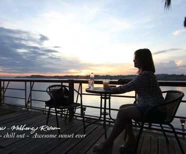 Nong Khai City Tour Chill Out  Awesome Sunset Ever