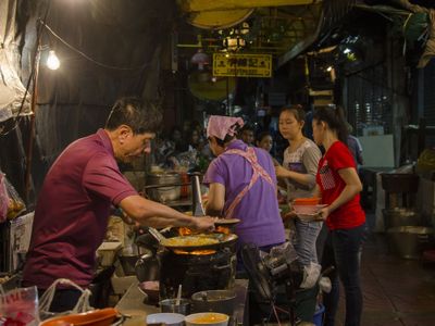 唐人街路边小吃游