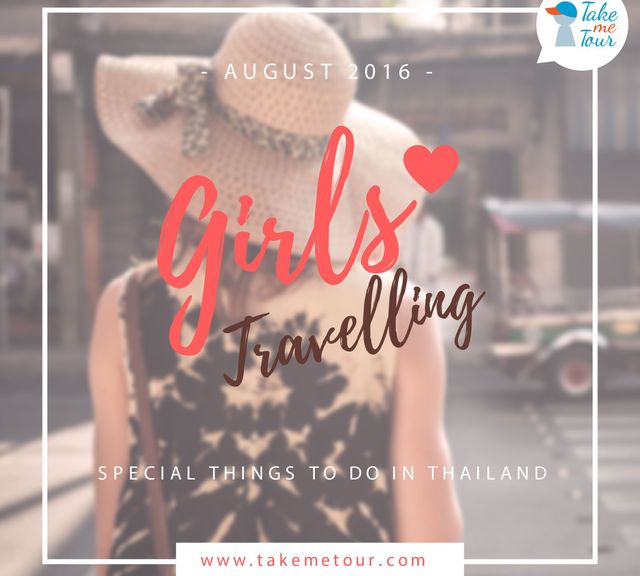 Girls travelling in Thailand